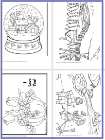 colouring book pages